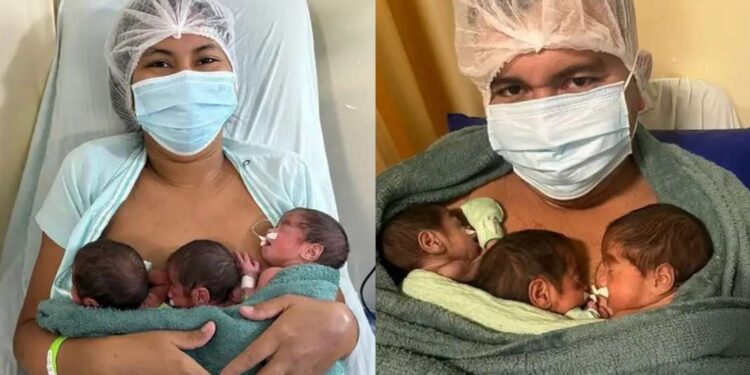 Mulher descobre gravidez de trigêmeos na hora do parto em Barcarena; entenda | Pará