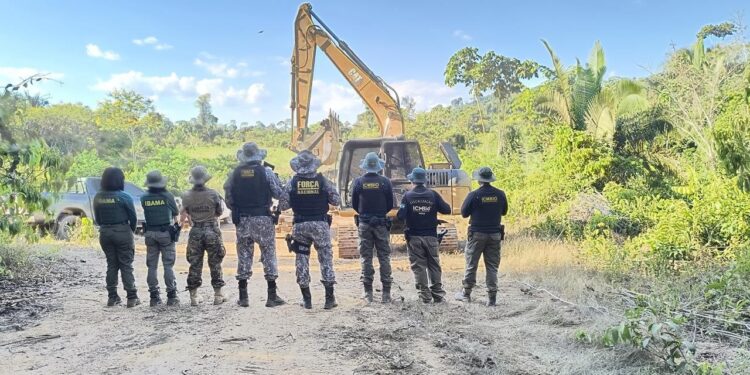 Operação destrói garimpo ilegal responsável por contaminar rios com mercúrio em Floresta Nacional do PA | Pará