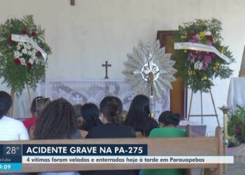 Parauapebas vive dia de luto após sepultamento de cinco vítimas que morreram em acidente na PA-275