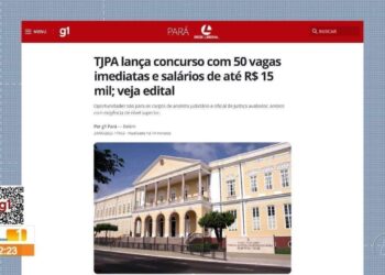Salários de até R$ 15 mil: Inscrições para concurso do TJPA terminam nesta terça-feira, 22 | Pará