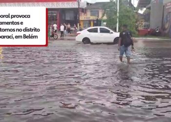 Temporal provoca alagamentos e transtornos no distrito de Icoaraci, em Belém | Pará