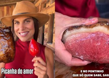 VÍDEO: 'Picanha do Amor' viraliza ao imitar o morango do amor nas redes sociais | Brasil