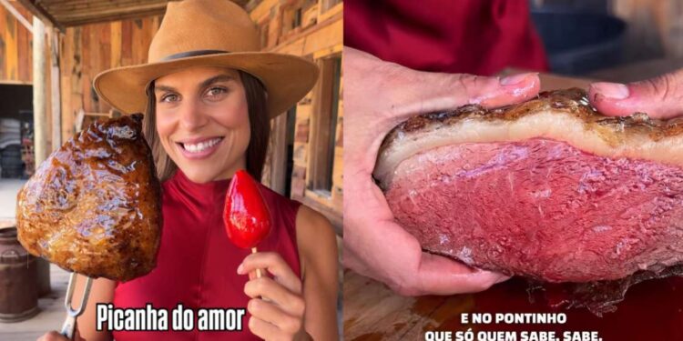 VÍDEO: 'Picanha do Amor' viraliza ao imitar o morango do amor nas redes sociais | Brasil