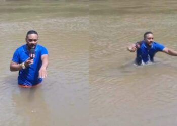 VÍDEO: repórter pisa em corpo de adolescente desaparecida durante matéria sobre afogamento | Brasil