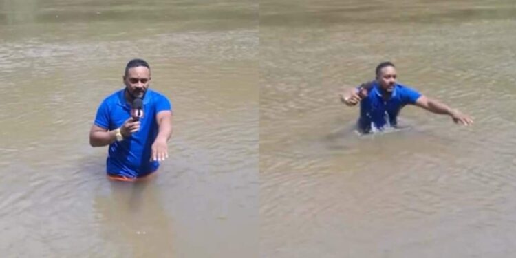 VÍDEO: repórter pisa em corpo de adolescente desaparecida durante matéria sobre afogamento | Brasil