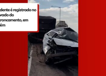 Acidente entre caminhão e 5 carros de passeio causa congestionamento em Belém