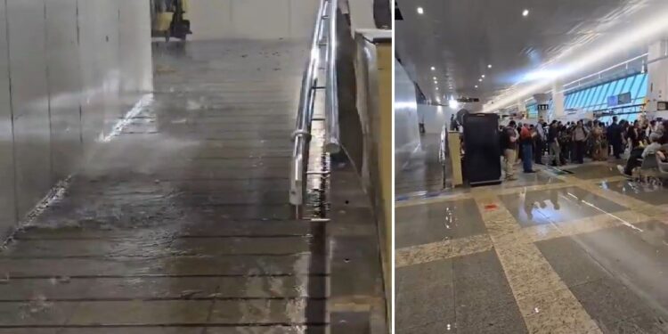 Aeroporto Internacional de Belém sofre alagamento durante obras para a COP30