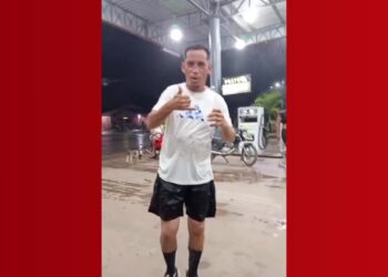 Após viralizar bêbado e usando chinelos em corrida de rua, homem é visto treinando sóbrio e de tênis no Pará