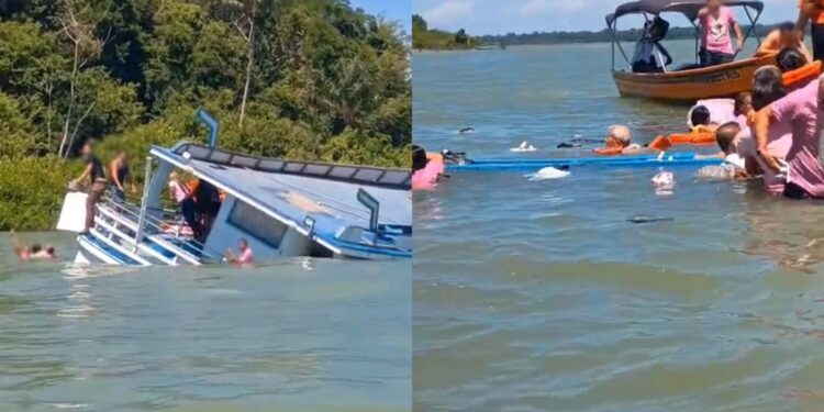 Embarcação naufraga em rio no Pará durante retorno de celebração religiosa