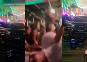 Homem invade casa de shows com carro no bairro da Cidade Velha, em Belém | Pará