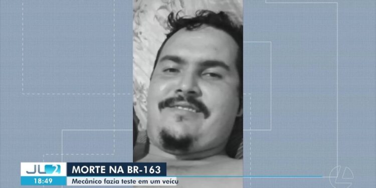Mecânico morre em teste de carro na BR-163, no Pará