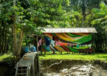 Street River Amazônia colore fachadas de comunidades ribeirinhas em edição especial para COP, em Belém