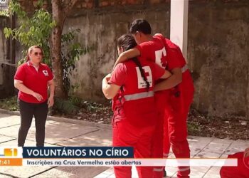 Cruz Vermelha abre inscrições para voluntários no Círio 2025 em Belém