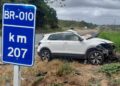 Motorista morre em acidente entre carro e caminhonete na BR-010, em Ipixuna do Pará