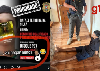 Preso por morte de tatuador debochou da polícia enquanto estava foragido