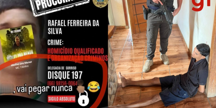 Preso por morte de tatuador debochou da polícia enquanto estava foragido